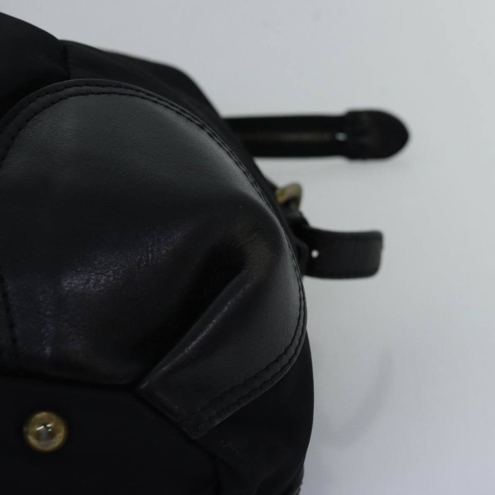 BURBERRY Blue Label Tote Bag Nylon Black Auth bs14565 - Picture 14 of 16